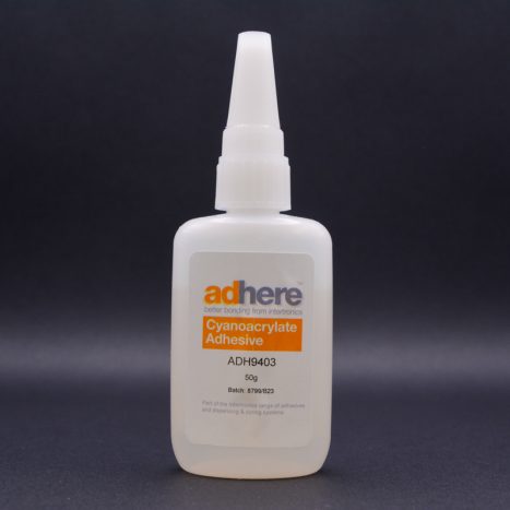 adhere 9403 cyanocrylate adhesive 50g bottle