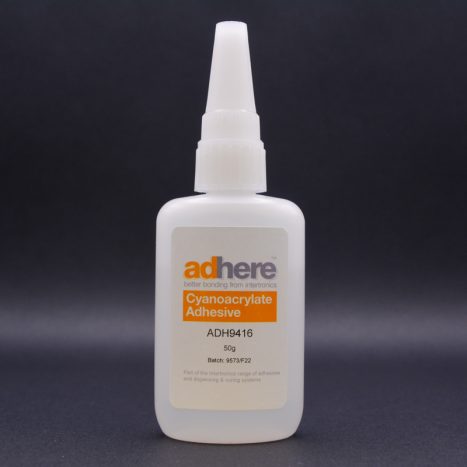 adhere 9416 cyanoacrylate adhesive 50g bottle