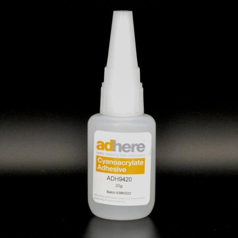 adhere 9420 cyanoacrylate adhesive 20g bottle