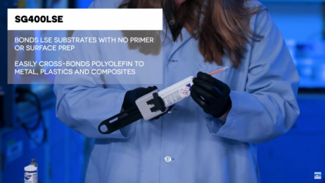 SG400LSE Low Surface Energy Adhesive