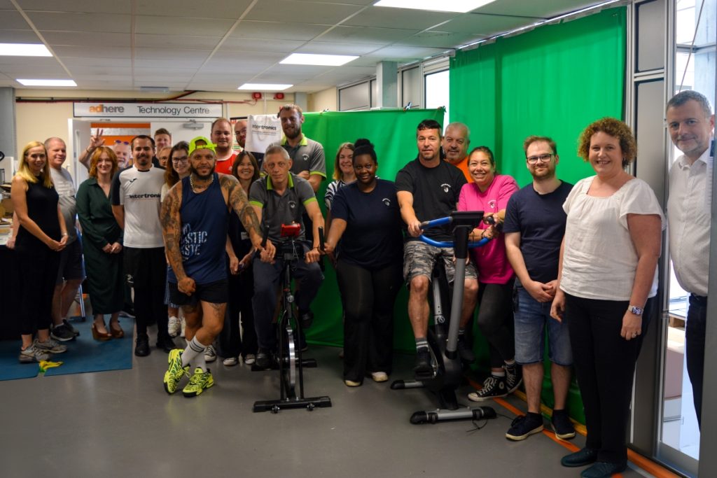 Intertronics raises more than £5,000 for Emmaus Oxford with cycling fundraiser