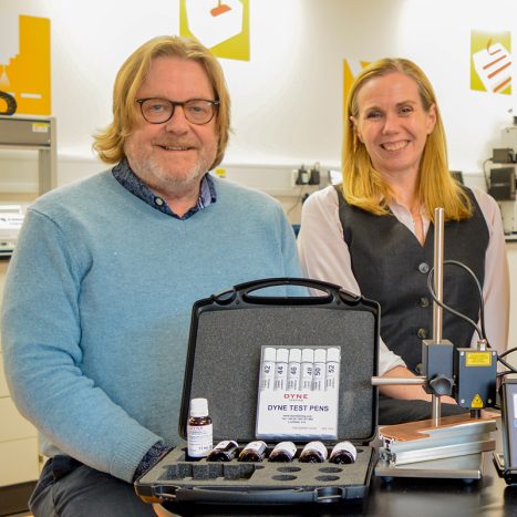 Peter Swanson and Alison Fox Dyne Testing Intertronics