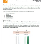 First page of "How to identify a mixing nozzle" - a technical bulletin by Intertronics