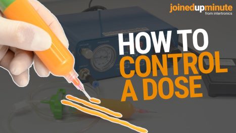How to control a dose - title image for JoinedUpMinute video